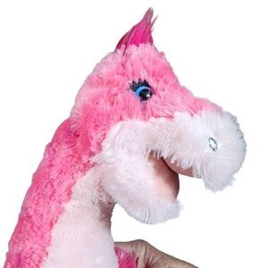 Pink Build a Bear Apatosaurus 20" Plush Dinosaur BAB Dino Soft Disney panties